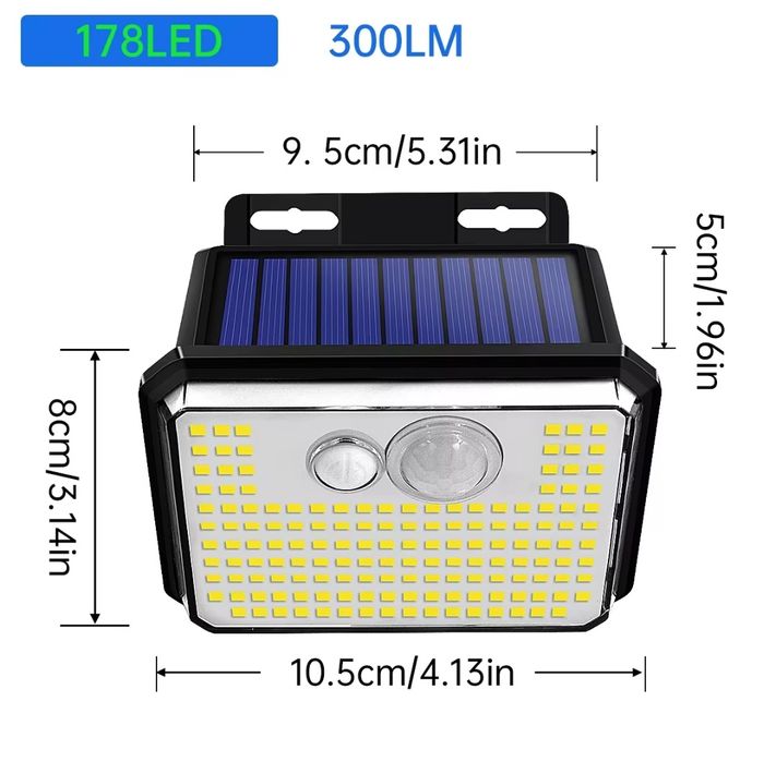 Водонепроницаемый светильник на солнечных батареях.