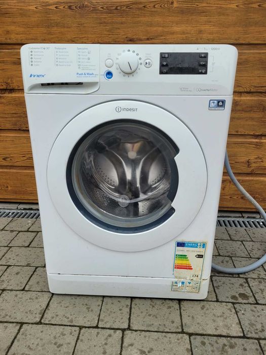 Pralka 100%Sprawna INDESIT 7 kg.60cm super stanie Dowóz Do 30km.GRATIS