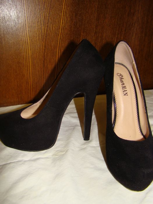 Туфли женские замшевые