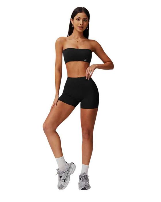 Топ Alo Yoga Bandeau Top Black