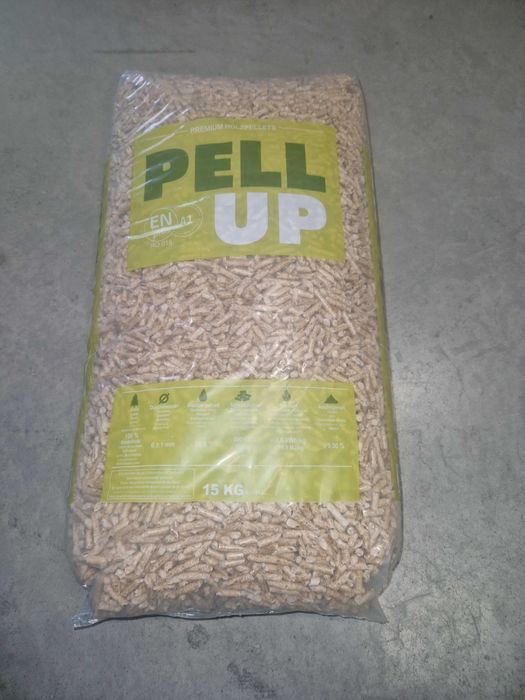Pellet pelet 6 mm sosnowy iglasty worek 15kg A1 EN PLUS