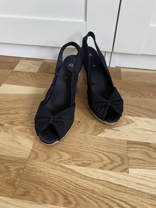 Sandały na koturnie H&M r. 37