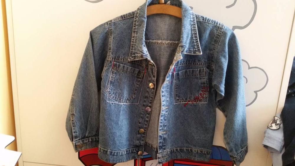 katana/kurtka jesień/wiosna 134, jeans. Stan idealny