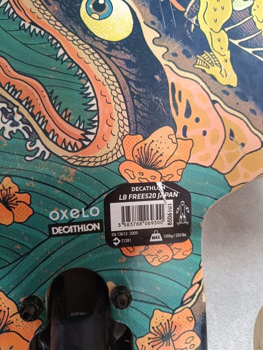 Deskorolka longboard oxelo