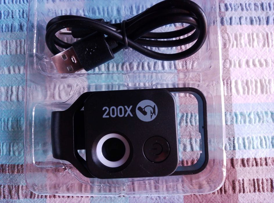 Микроскоп для смартфона 200X APL-MS002CBK
