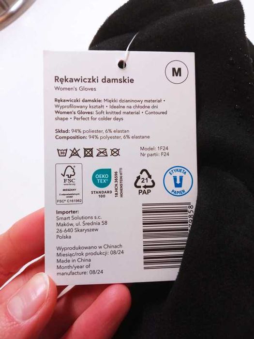 Nowe rękawiczki z funkcją dotykową