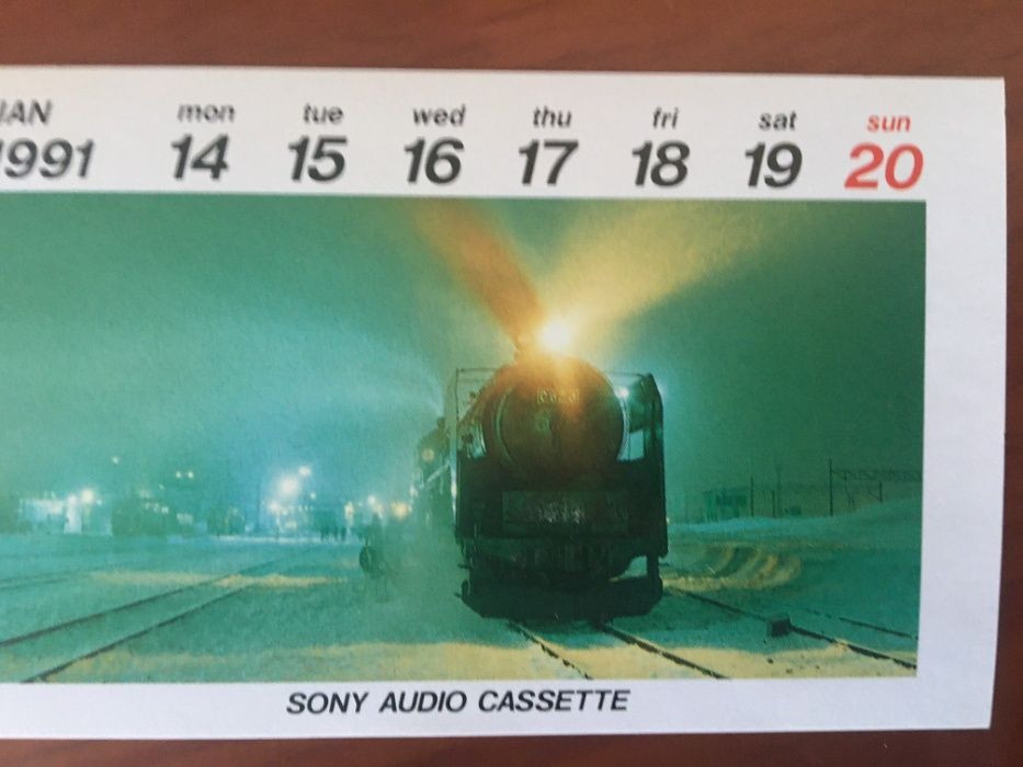 Coleção completa 53 Calendários Sony em cassete ano 1981