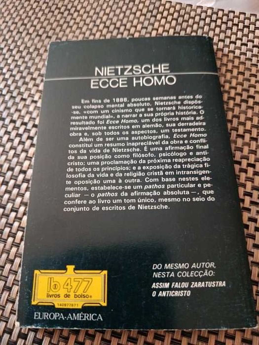 Friedrich Nietzsche - Ecce homo : como se chega a ser o que se é