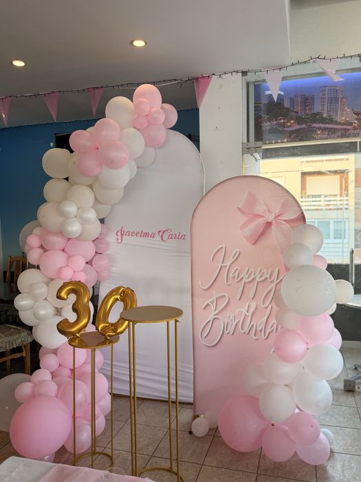 Decoração  das festa