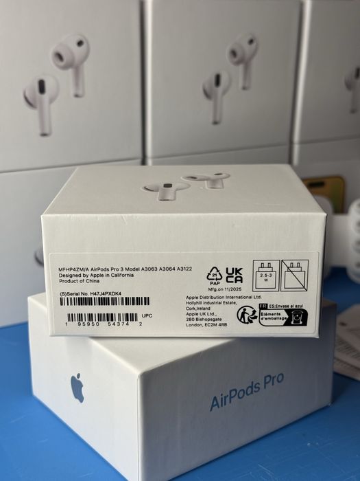 Навушники Apple Airpods Pro 3  з шумоподавленням