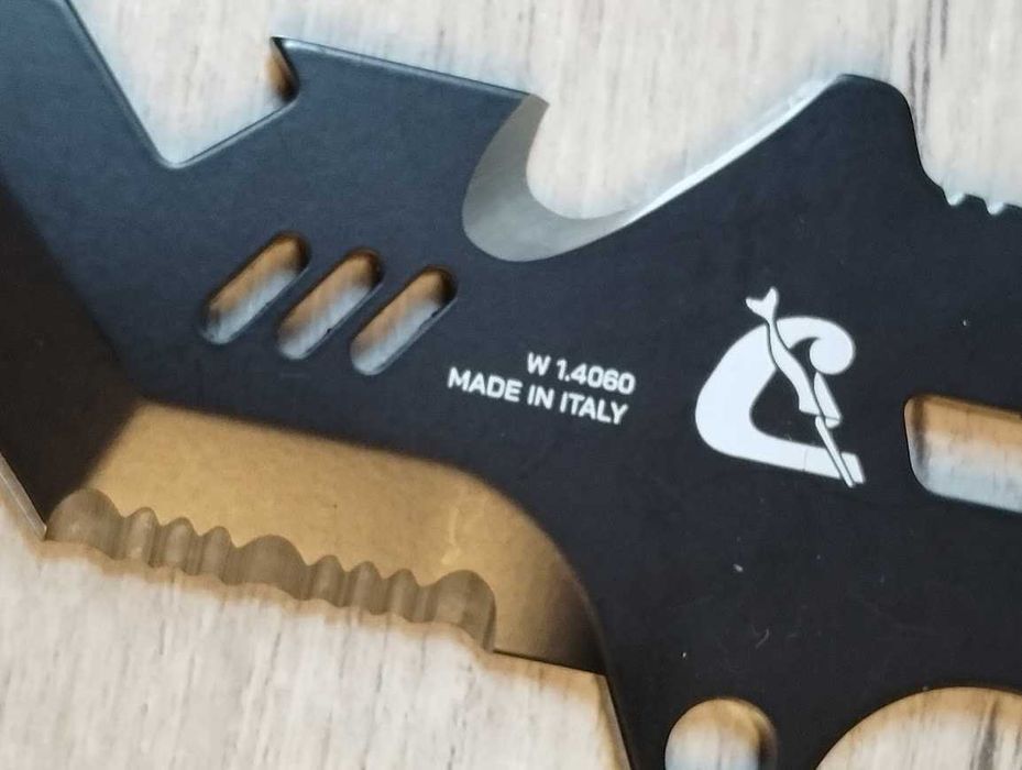 Cressi Unisex-Adul Profesjonalny wielofunkcyjny mini nóż do nurkowania