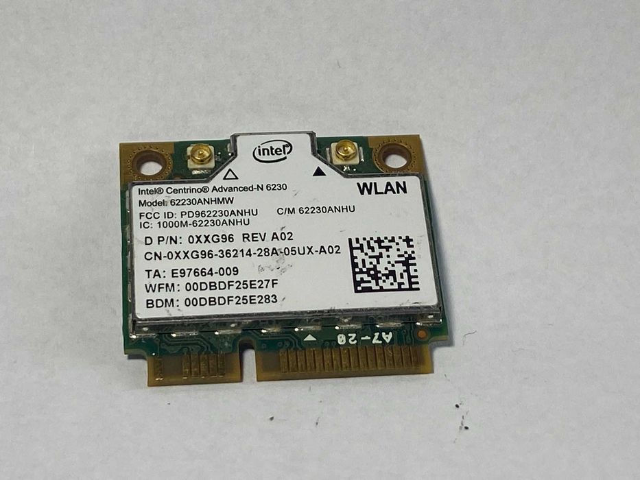 Karta sieciowa WIFI WLAN Bluetooth Intel Centrino Advanced-N 6230