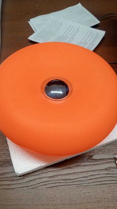 Candeeiro LED Touch Laranja - Design Vintage USB (NOVO)