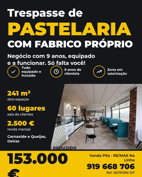 Trespasse Padaria/Pastelaria Carnaxide