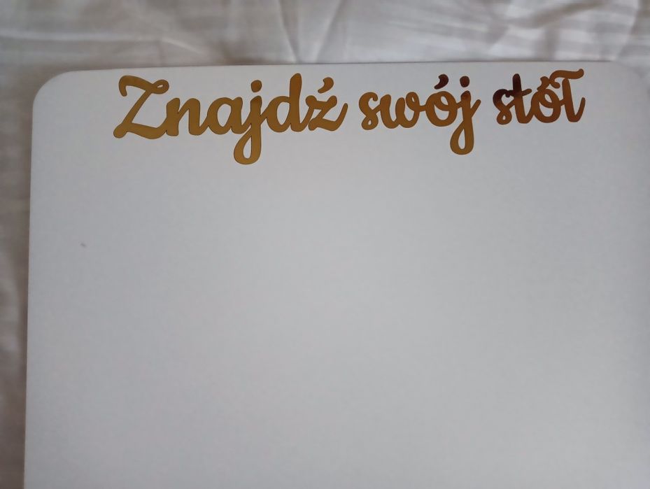 Tablica miejsca gości tablica gości