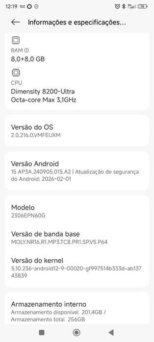 Xiaomi 13T 5G preto 256gb/8gb