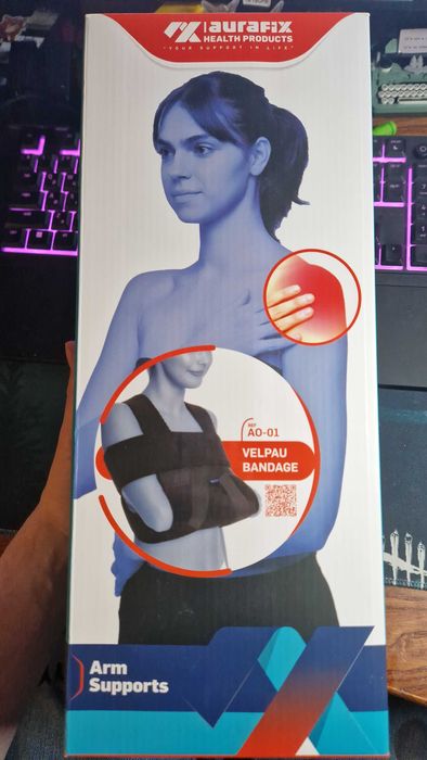 Пов’язка Дезо Aurafix AO-01 для фіксації руки, розмір М(36-42 см)