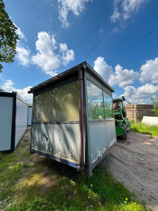 Kontener Pawilon Rama Działka Biuro Stróżówka