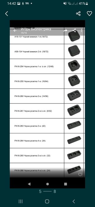 Наружні розетки та вимикачі великий вибір гарна ціна