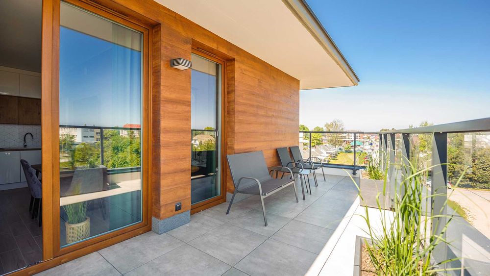 Apartament 4-osobowy Władysławowo TARAS/WIDOK