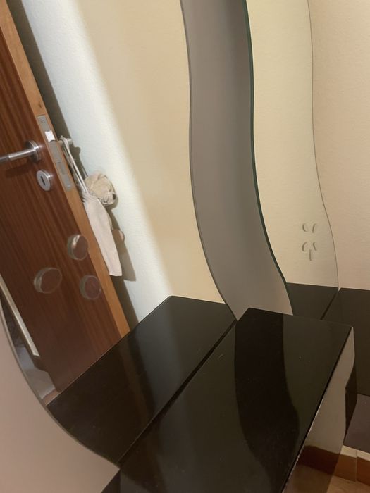 Conjunto espelhos onda c/ gaveta