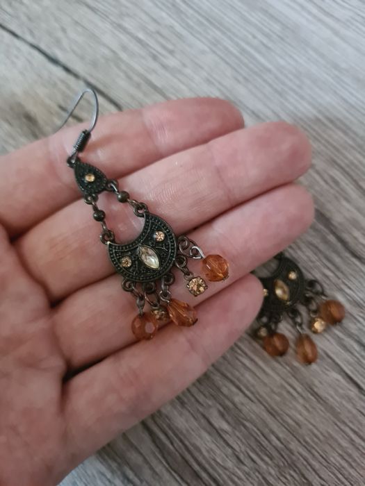 Kolczyki boho vintage H&M