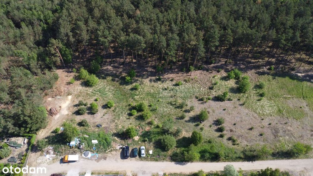 Działka budowlana 3000 m² z własnym lasem blisko jeziora – pohled 3