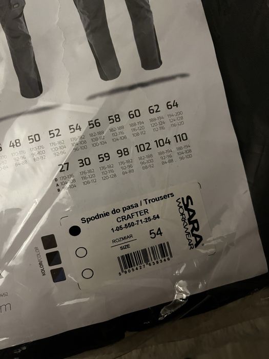 Spodnie robocze Sara Workwear Crafter