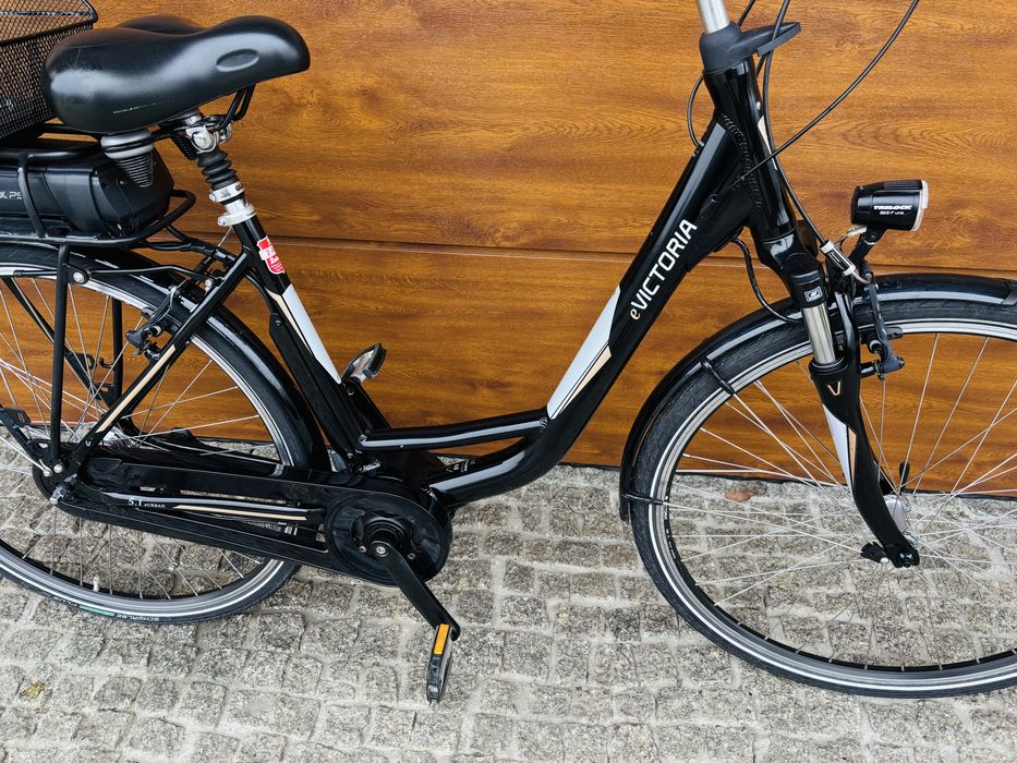 Elektryczna Victoria eUrban 5.1, centralny TranzX PST, niski przebieg