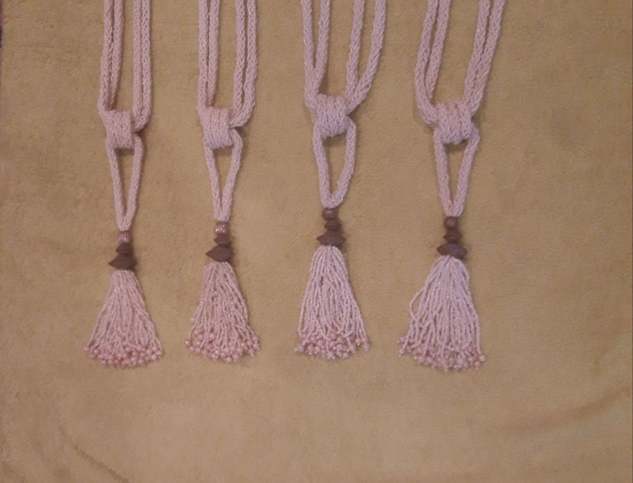 Conjunto elegante de cordões para segurar o seu cortinado