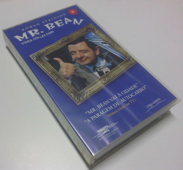 coleção vhs mr. bean bom estado pouco uso