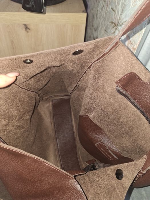 Продам кожаний шопер