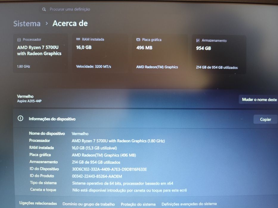 Acer Aspire 3  15"