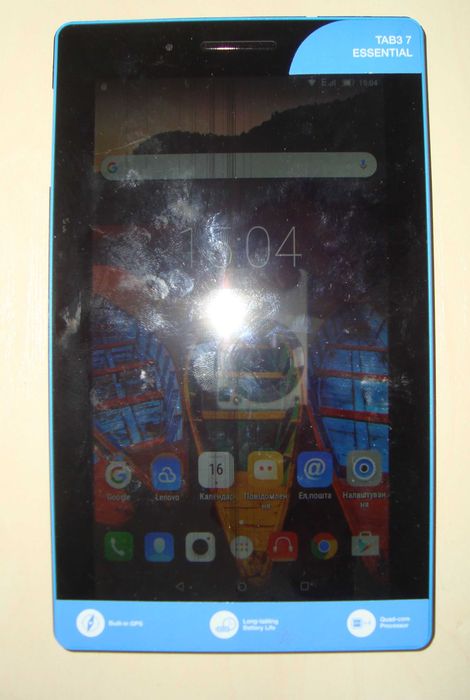 Планшет Lenovo Essential Tab 3 TB3-710L 3G/ 1 SIM. 7" (1024х600) IPS/ MediaTek MTK8127/ RAM 1/16 ГБ/ Wi-Fi /Bluetooth /microSD  Android 5.0