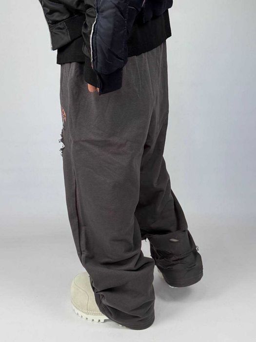 Штани Grailz спортивки sweatpants distressed opium сірі штаны серые