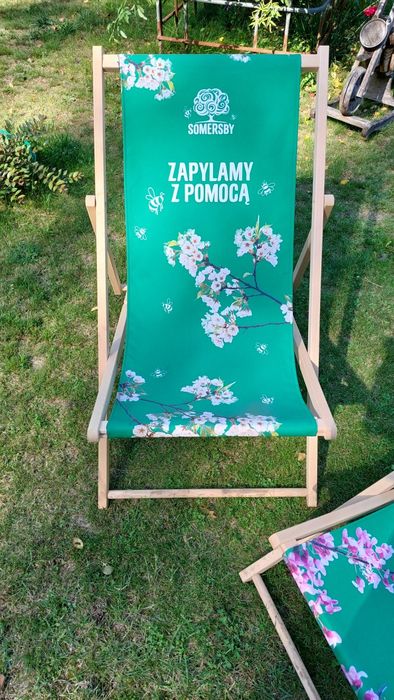 Leżaki plażowe, ogrodowe drewniane