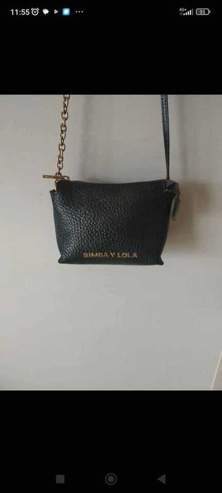 Mala em pele martelada marca Bimba Y Lola Original