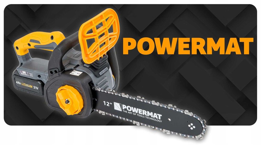 Piła łańcuchowa akumulatorowa gałęziówka pilarka 2xaku 4ah 2xłańcuch