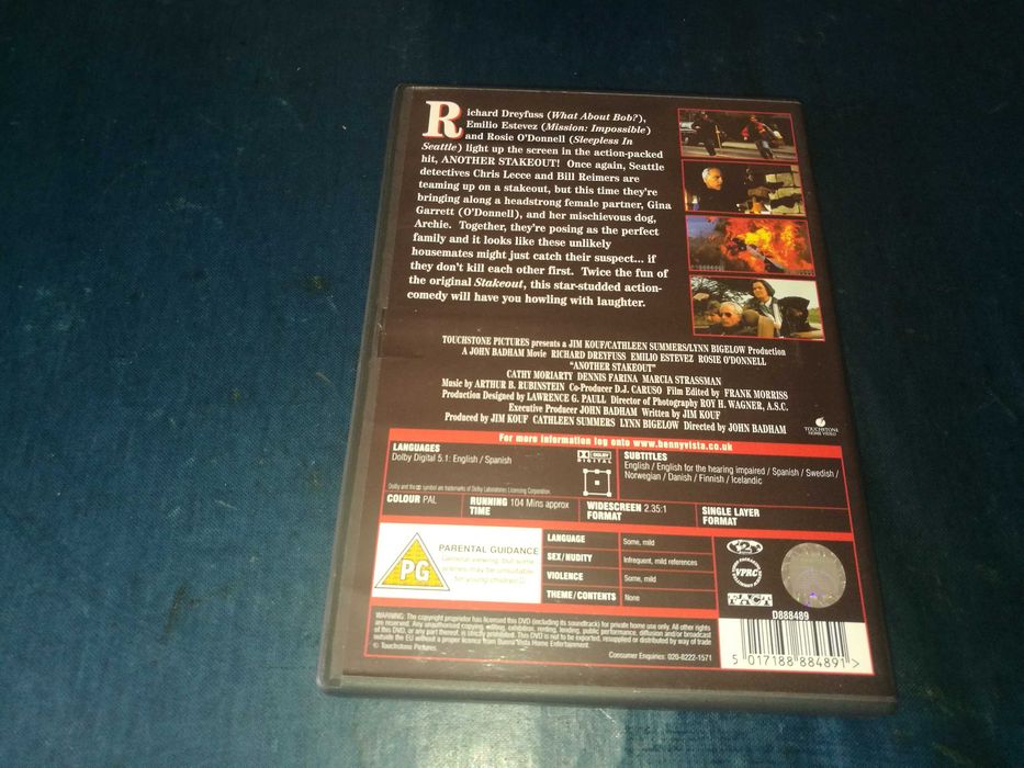 ANOTHER STAKEOUT DVD (legendagem em Inglês)