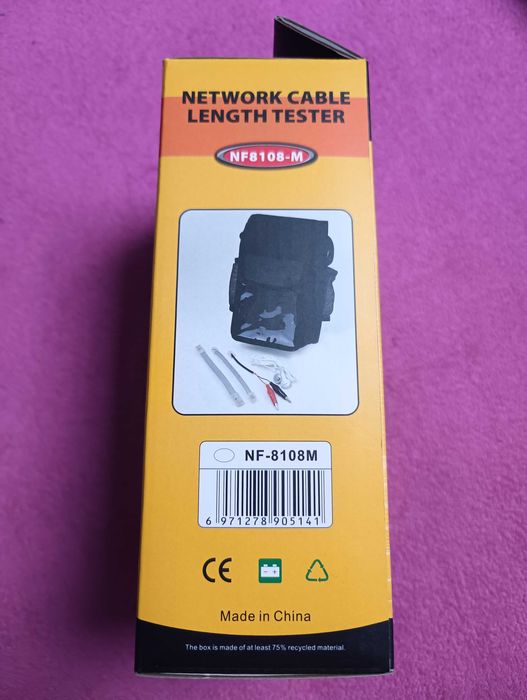NOYAFA NF-8108M TESTER LAN, szukacz par przewodów RJ45 PoE + 8 terminatorów