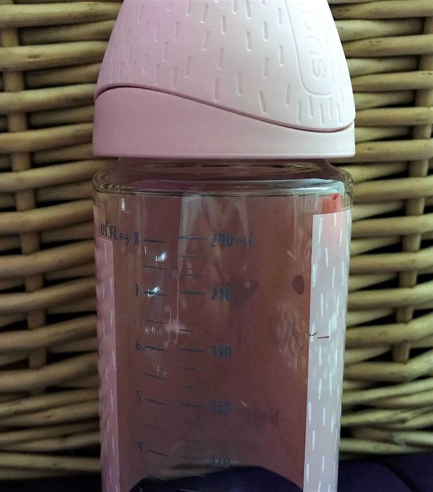 Conjunto biberões e chucha para frutas