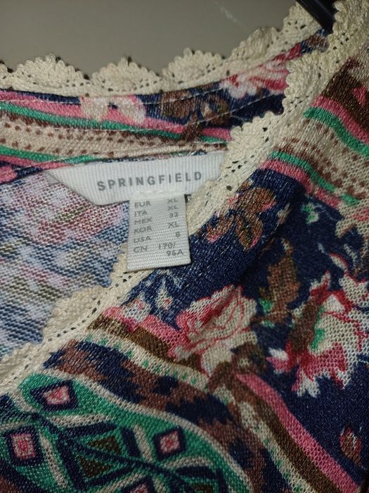 Vestido Springfield estampado.