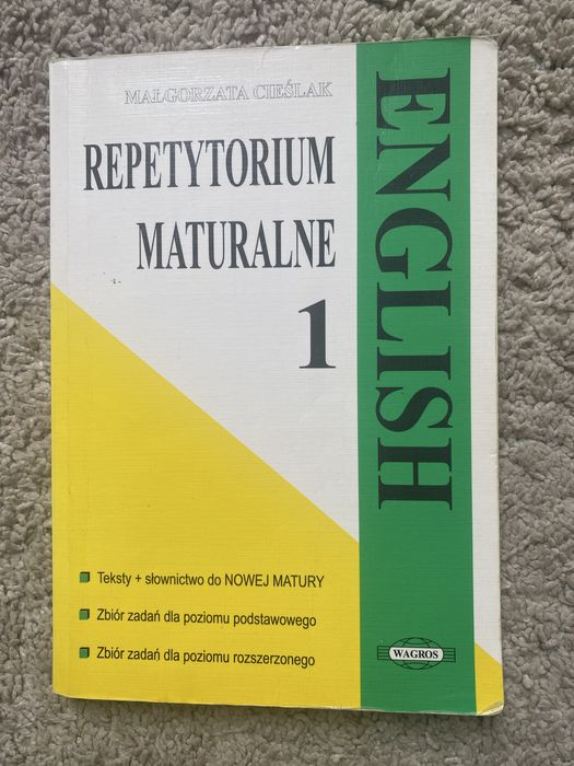 Repetytorium maturalne 1 Małgorzata Cieślak 1