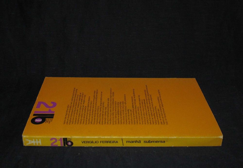 Livro Manhã Submersa Vergílio Ferreira Livro Bolso