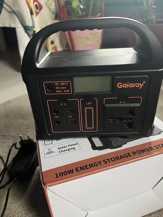 Stacja zasilania przenośna Gaiaray 100W kemping namiot powerbank