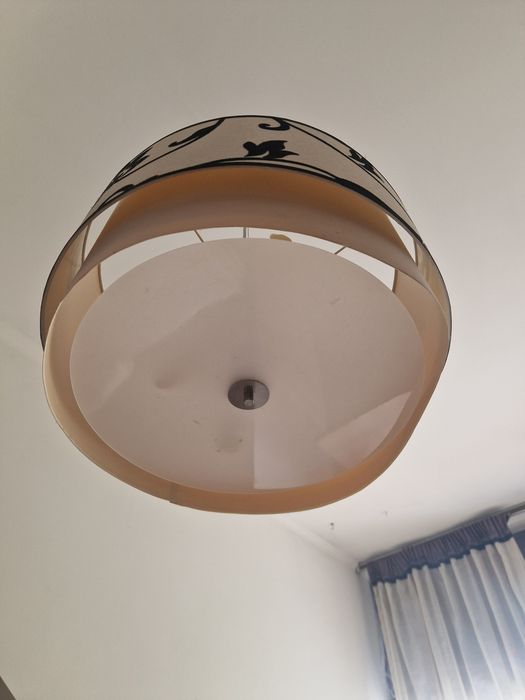 Lampa wisząca abażur