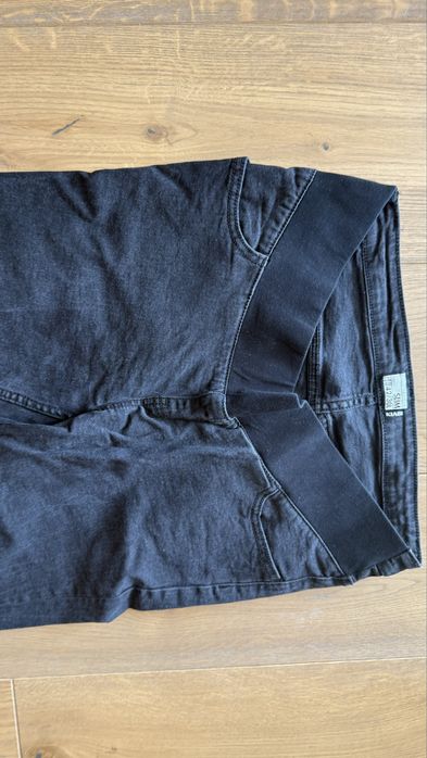 Джинси сіро-чорні і салатові штани для вагітних Л розмір