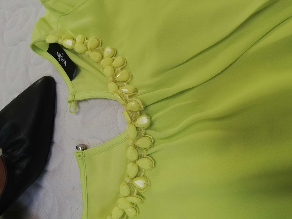 Limonkowa bluzka rozm. M