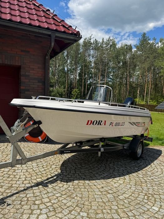 Łódź HR 460 Fishing Suzuki 50 KM 2024 +przyczepa Brenderup