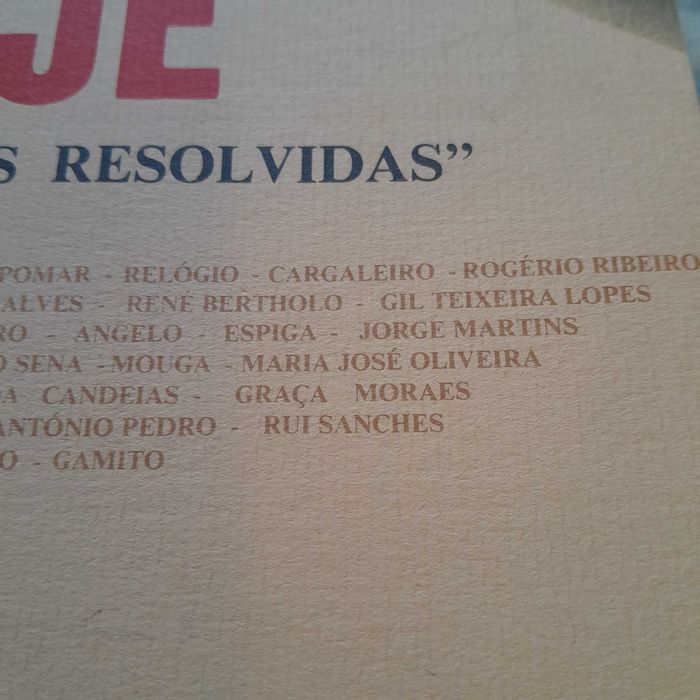 Hoje: "As irresoluções resolvidas"
